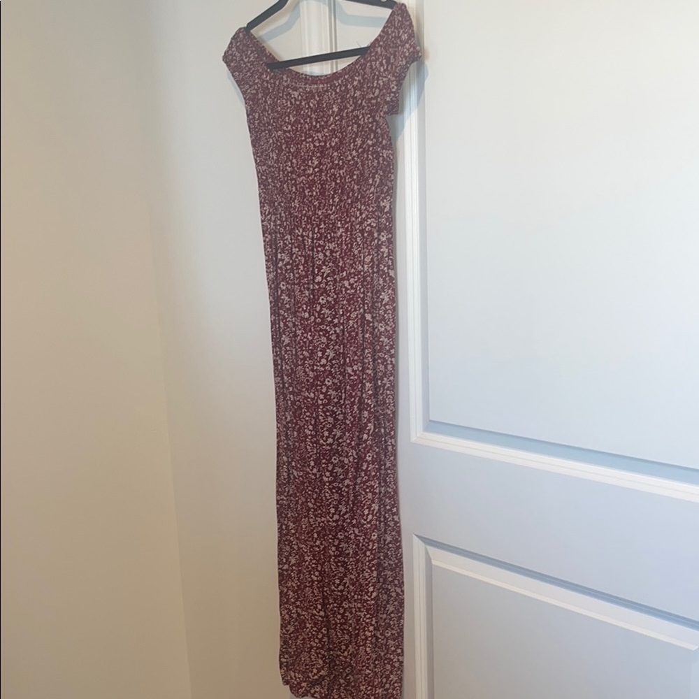 Viral Womens Summer Maxi Dress Slit Split Boho Off Shoulder Long Beach Dress